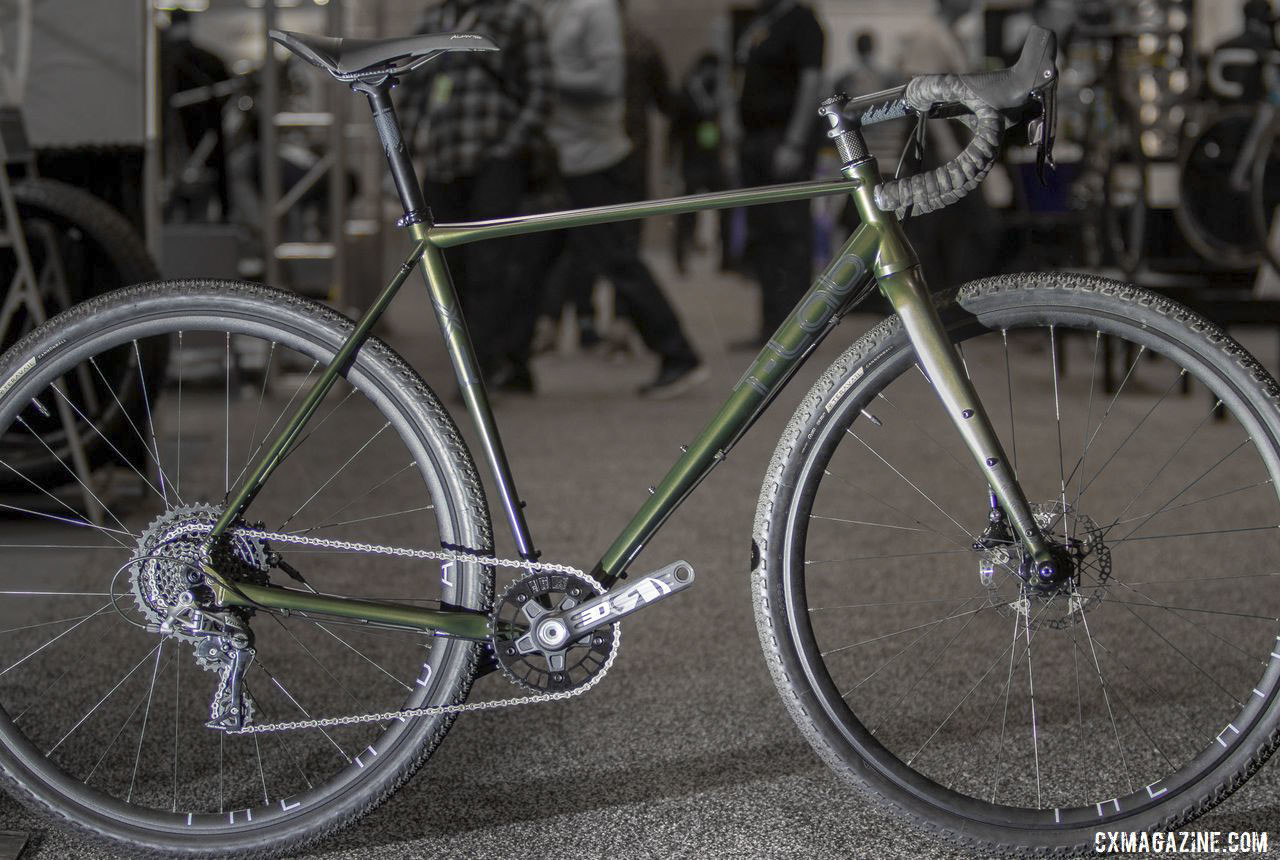T-Lab Bikes' X3 titanium gravel / adventure bike. 2019 NAHBS Sacramento. © A. Yee / Cyclocross Magazine