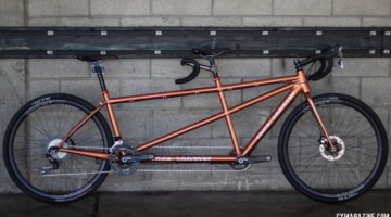 Rock Lobster's gravel tandem. 2019 NAHBS Sacramento. © A. Yee / Cyclocross Magazine