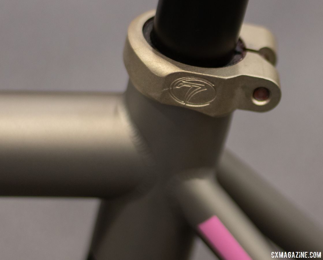 Seven Cycles left no detail untouched. 2019 NAHBS judges' Best Gravel Bike: Seven Cycles' Evergreen Pro SL. Sacramento. © A. Yee / Cyclocross Magazine