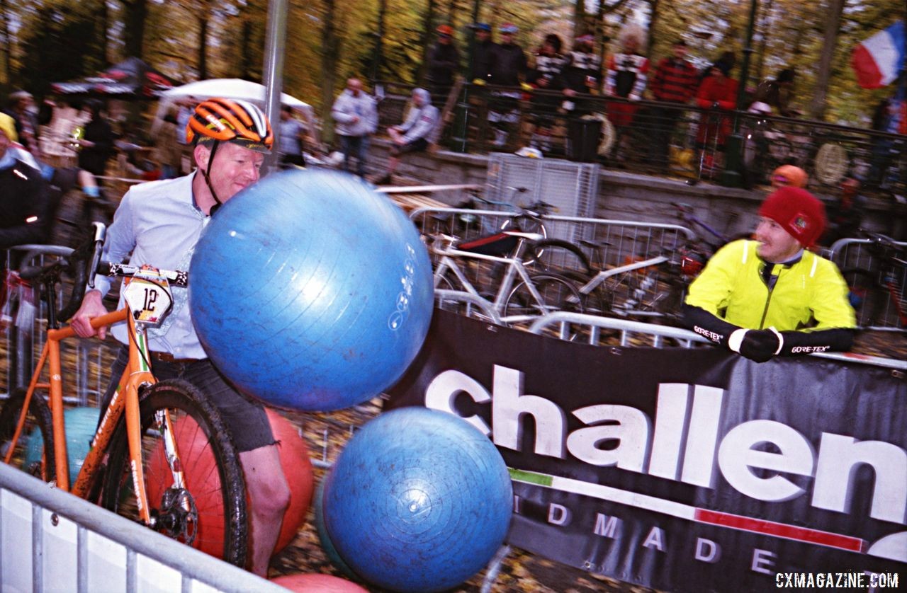 That one will leave a mark. 2018 Single Speed Cyclocross World Championships, Tournai, Belgium. © Anders Bendixen