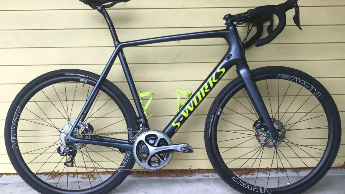 Kevin Bouchard-Hall's S-Works CruX Cyclogroad Bike, 2019 Rasputitsa Gravel Race. © K. Bouchard-Hall