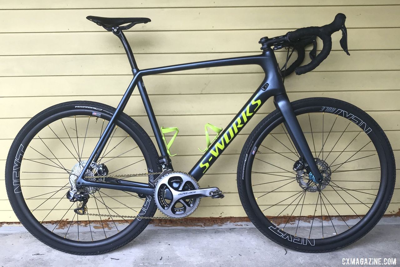 Kevin Bouchard-Hall's S-Works CruX Cyclogroad Bike, 2019 Rasputitsa Gravel Race. © K. Bouchard-Hall