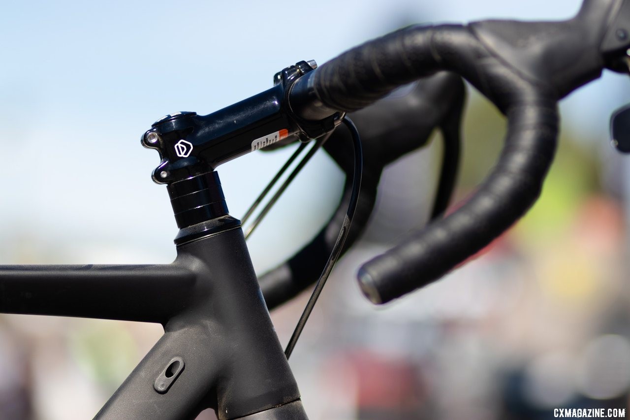 The Poseidon X is a little old school with short head tubes, but modern with lots of mounts for bottle or adventure cages. 2019 Sea Otter Classic. © A. Yee / Cyclocross Magazine