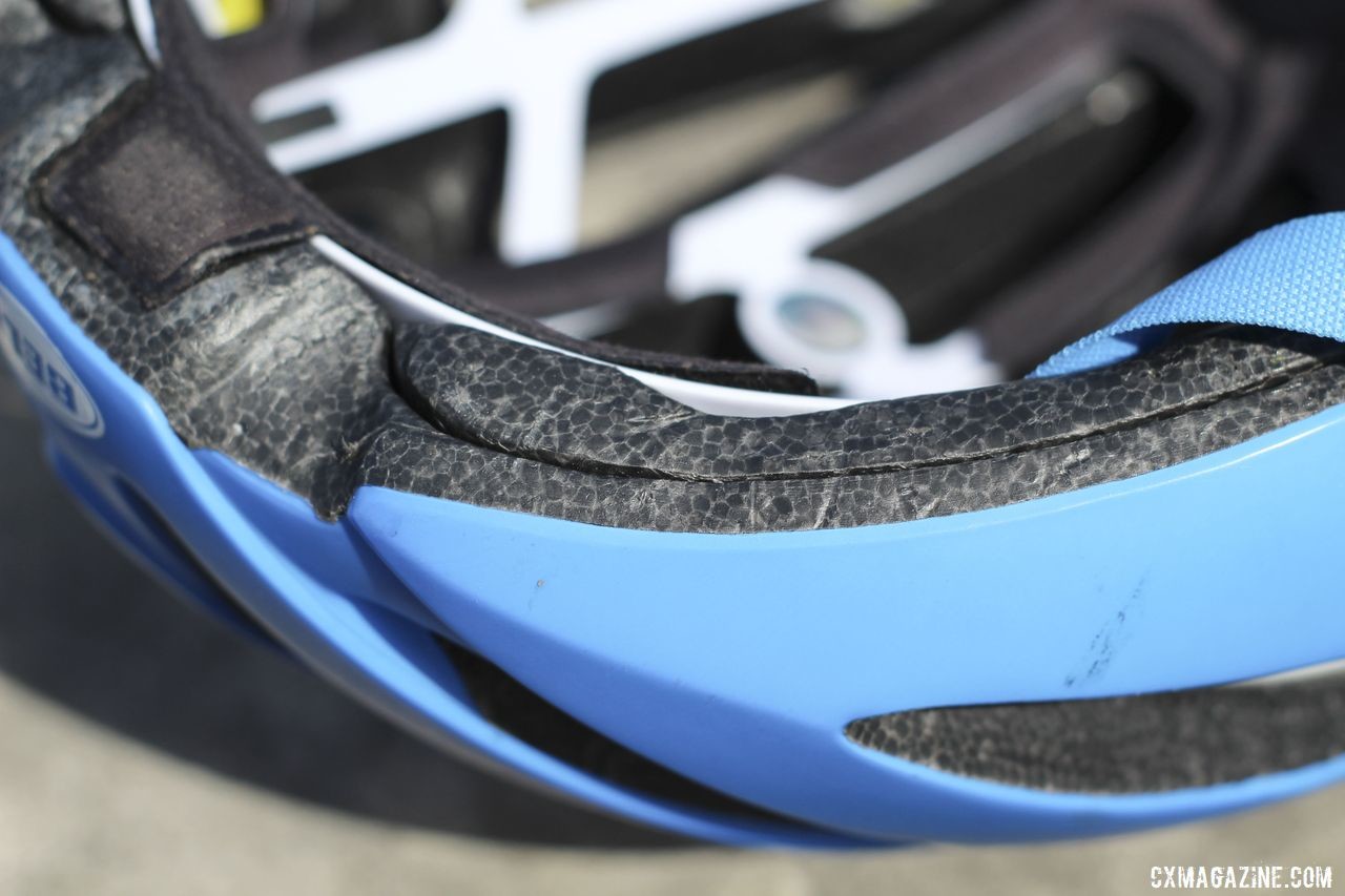 Bell uses a layered approach for building the Z20 MIPS. Bell Z20 MIPS Bicycle Helmet. © Z. Schuster / Cyclocross Magazine