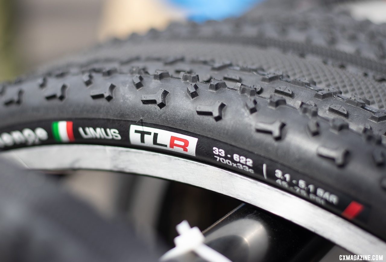 We didn't see them last season, but the tubeless TLR cyclocross tires are now in production. 2019 Sea Otter Classic. © A. Yee / Cyclocross Magazine