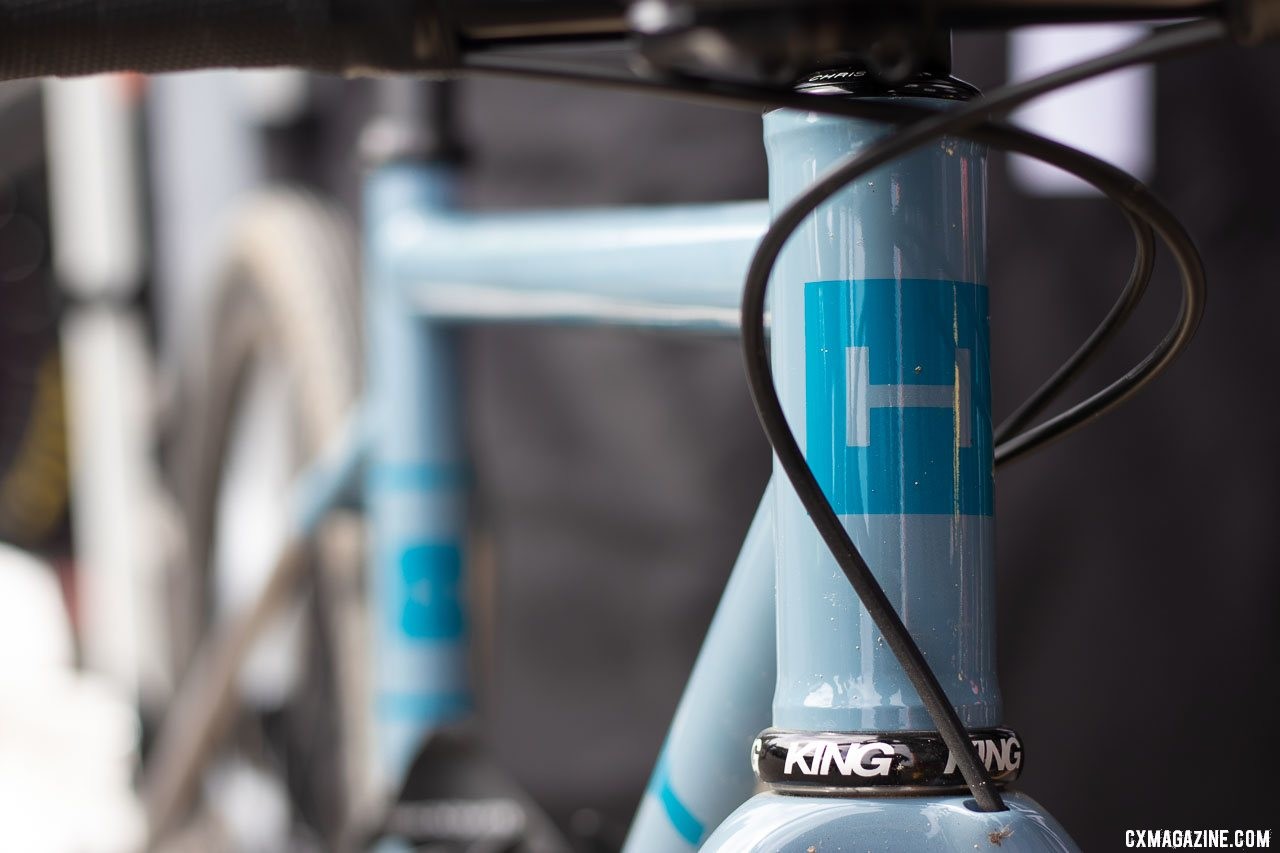 Haley Cycles includes custom paint with every frameset purchase. 2019 Sea Otter Classic. © A. Yee / Cyclocross Magazine