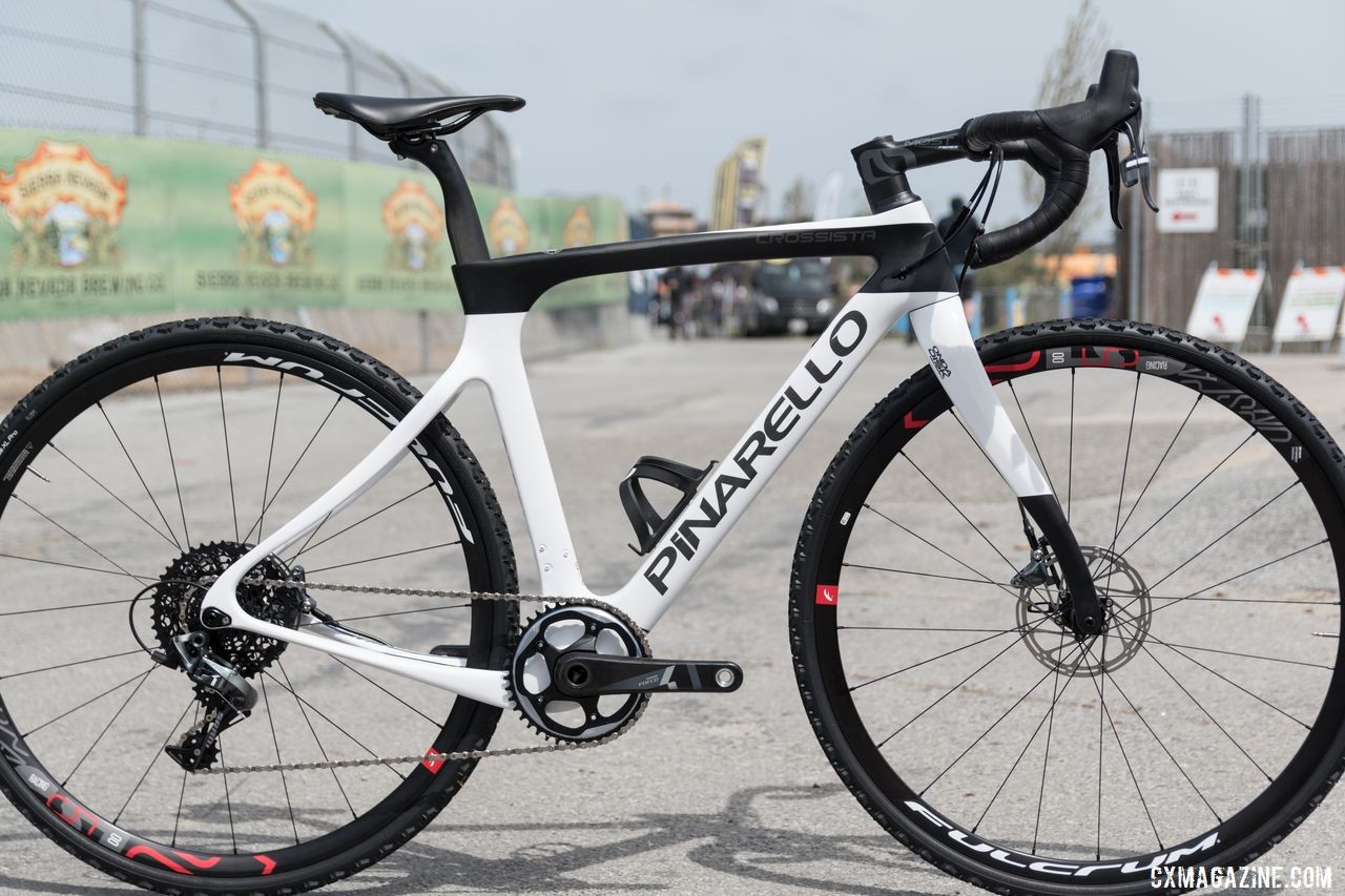 The Crossista is Pinarello's new race-designed cyclocross bike. Pinarello Crossista Cyclocross Bike. © C. Lee / Cyclocross Magazine