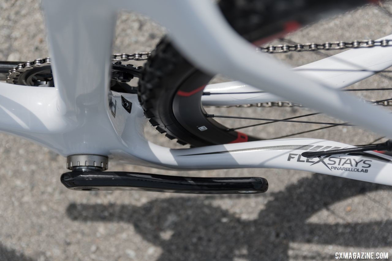 The Crossista is a new race-oriented bike. Pinarello Crossista Cyclocross Bike. © C. Lee / Cyclocross Magazine