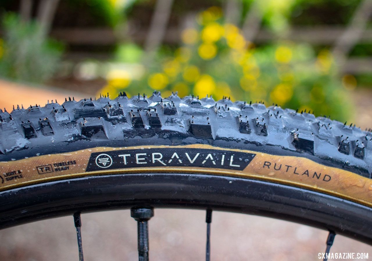 Teravail's Rutland, its latest gravel and mixed terrain tire, was a snap to set up with a compressor pump. © Cyclocross Magazine