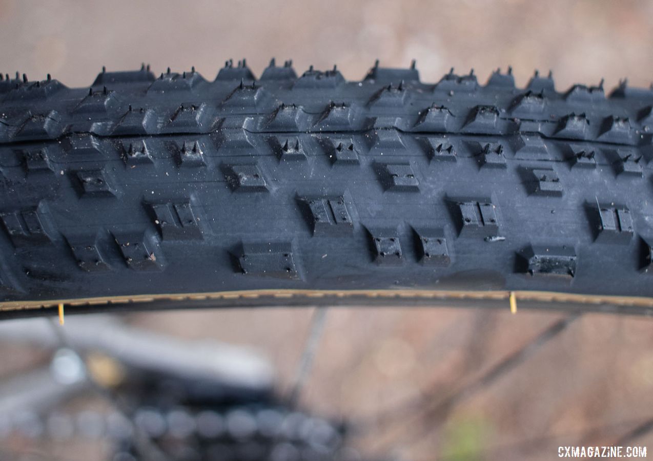 Teravail's Rutland, its latest gravel and mixed terrain tire. Shown here in the 42mm Light and Supple casing option. © Cyclocross Magazine