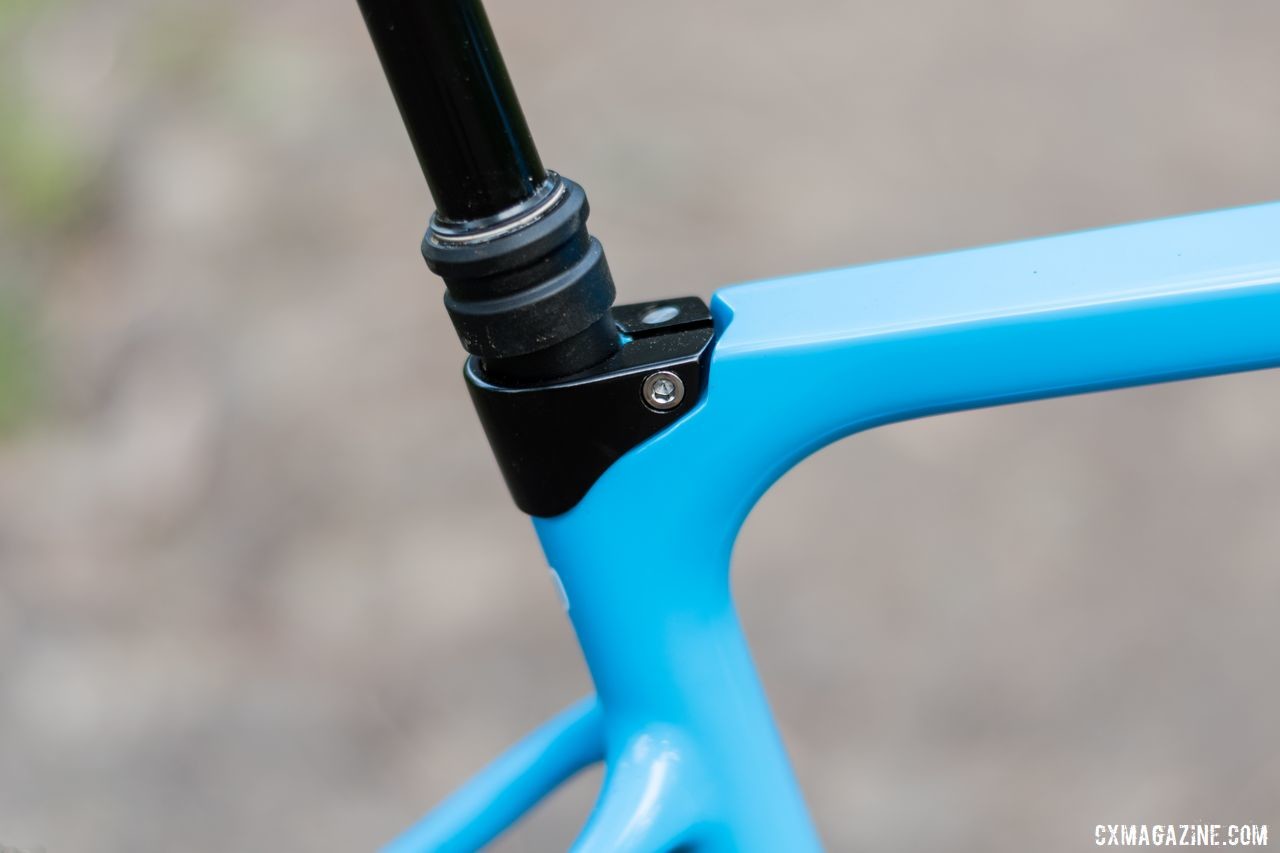 A dropped post is a fun addition for an extra $200. Thesis OB1 Do-It-All Carbon Bike. © C. Lee / Cyclocross Magazine