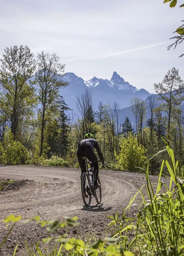 There were mountains to be seen at the Ride for Water.  2019 Ride for Water. © Liam Dueck