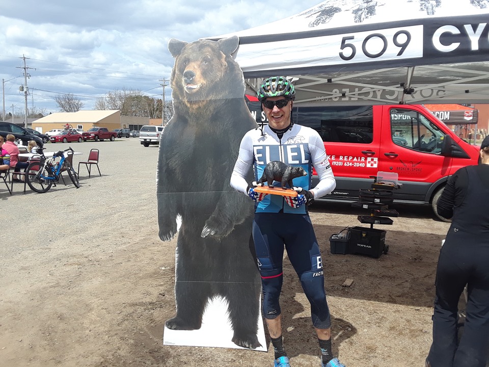 Men's winner Dan Naef. 2019 Bear 100 Gravel Race, Wisconsin. © The Bear 100