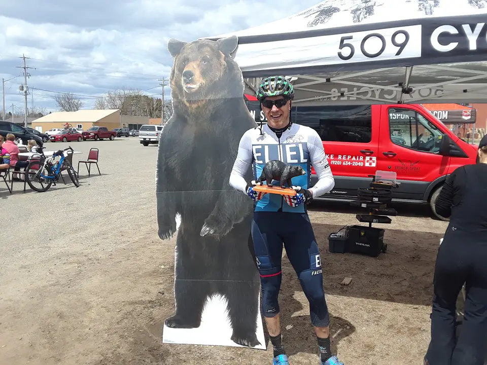 Men's winner Dan Naef. 2019 Bear 100 Gravel Race, Wisconsin. © The Bear 100