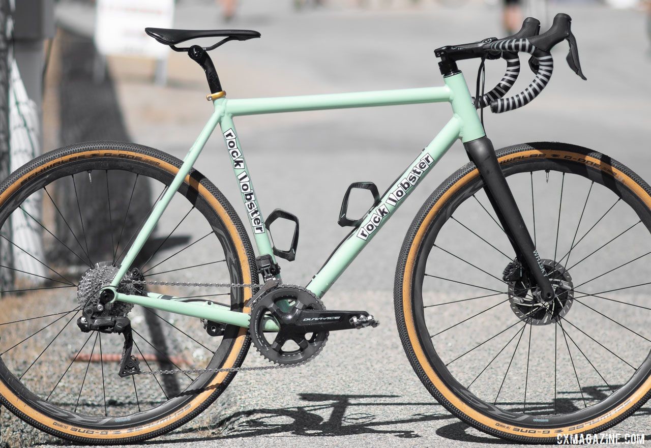 Aaron Bradford's Rock Lobster team cyclocross bike. 2019 Sea Otter Classic. © A. Yee / Cyclocross Magazine