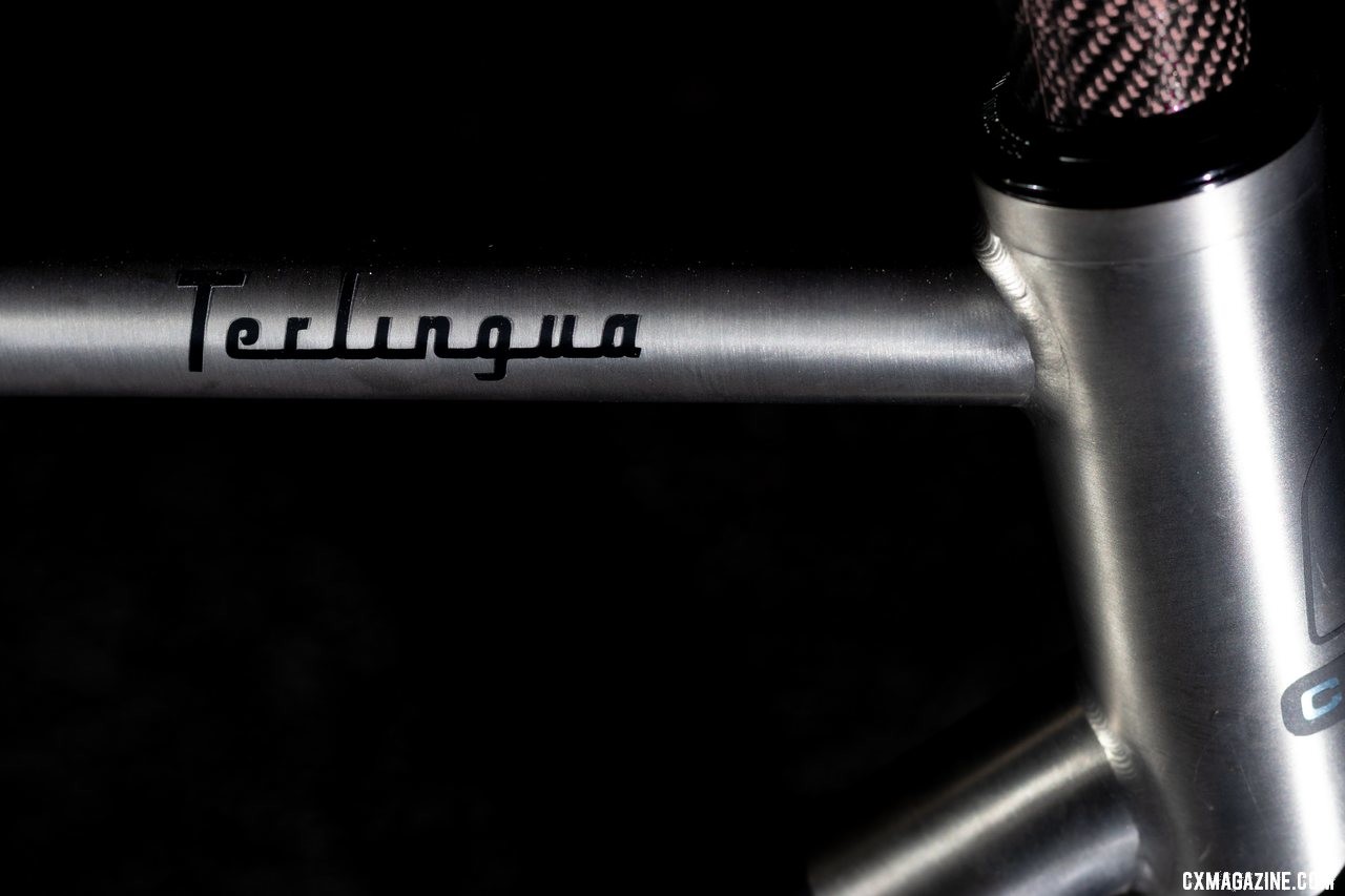 Chumba's made-in-Tennessee titanium Terlingua cyclocross / gravel bike. © A. Yee / Cyclocross Magazine