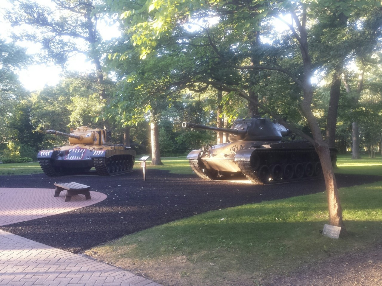 Tanks! Cantigny Park, 2020 Cyclocross Nationals Venue. © DuPage Convention and Visitors Bureau