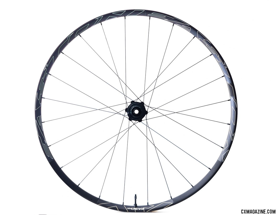 Easton's new EA90AX tubeless disc brake wheelset weigh 1630g with tape and valves and retails for $799. © Cyclocross Magazine