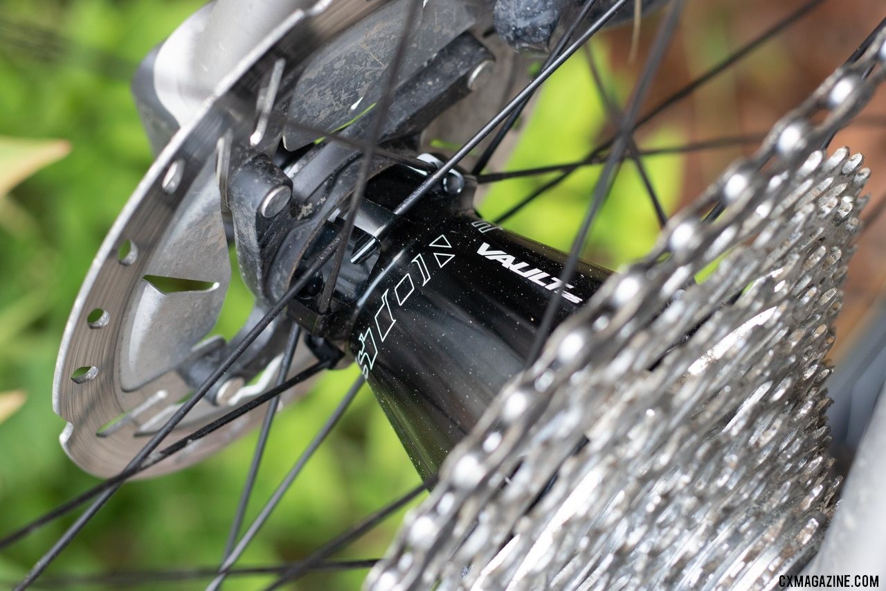 The Vault hubset comes to Easton's AX alloy wheelset line. Easton's new EA90AX tubeless disc brake wheels. © Cyclocross Magazine