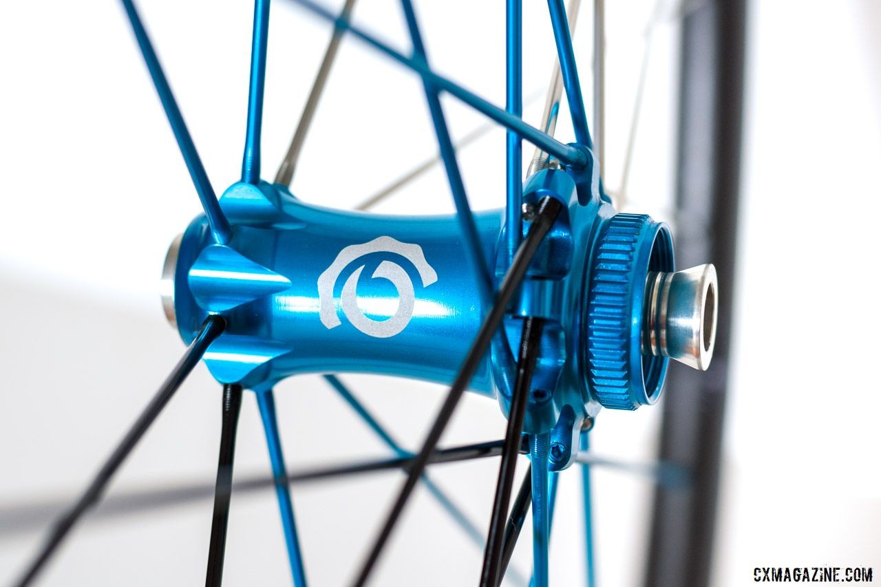 Industry Nine's Torch Road Alloy hubs are Centerlock disc. Industry Nine Ultralite 240 TRA Carbon Tubeless Clincher Wheelset. © C. Lee / Cyclocross Magazine