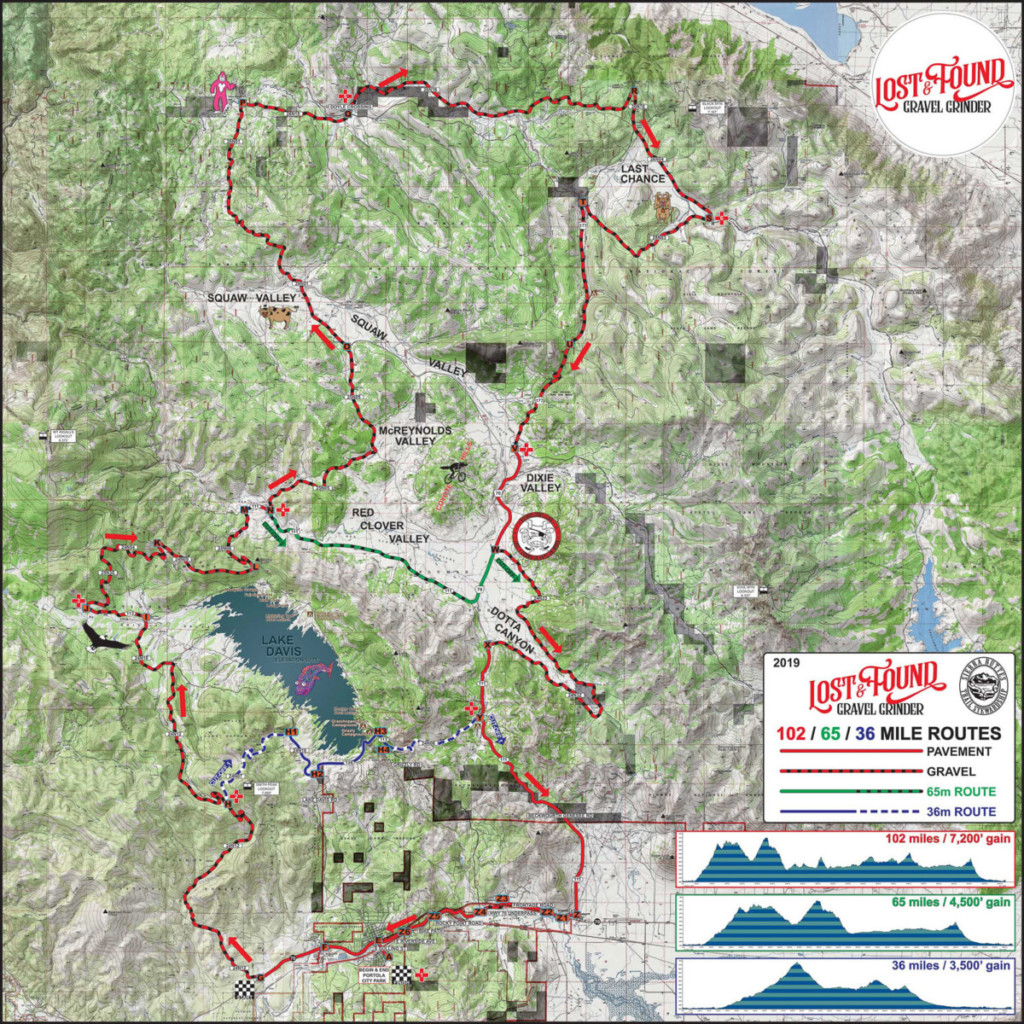 2019 Lost and Found Course Map