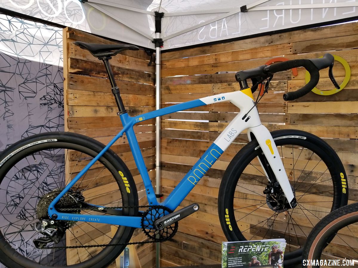 Rodeo Labs Trail Donkey 3.0 with dropper post and TRP Hylex / Shimano Di2. 2019 Sea Otter Classic. © Cyclocross Magazine
