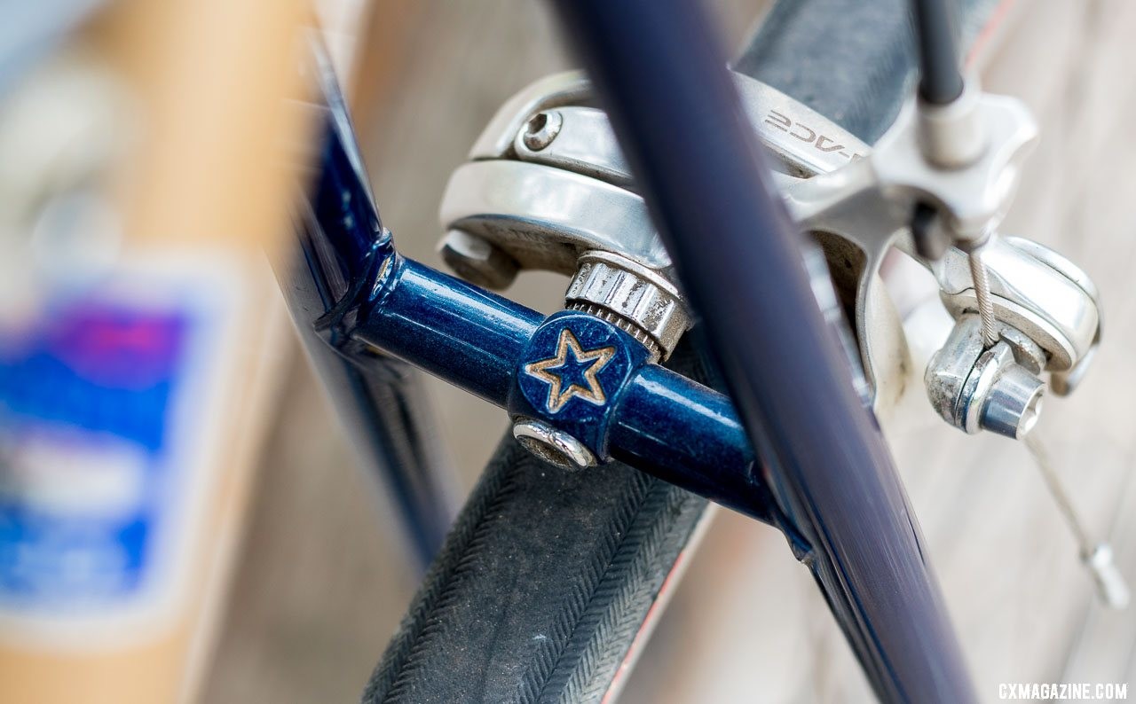 Della Santa was a framebuilding star who paid attention to the details. Clifford Lee's Roland Della Santa Road bike. © C. Lee / Cyclocross Magazine