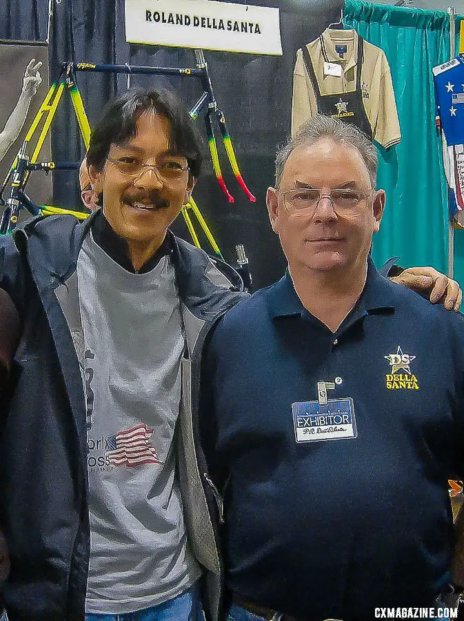 Clifford Lee with Roland Della at one of his NAHBS appearances.