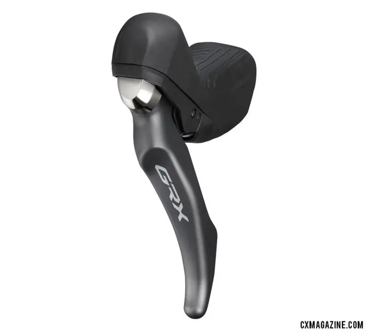 Shimano's new GRX gravel / cyclocross RX810LA lever actuates dropper