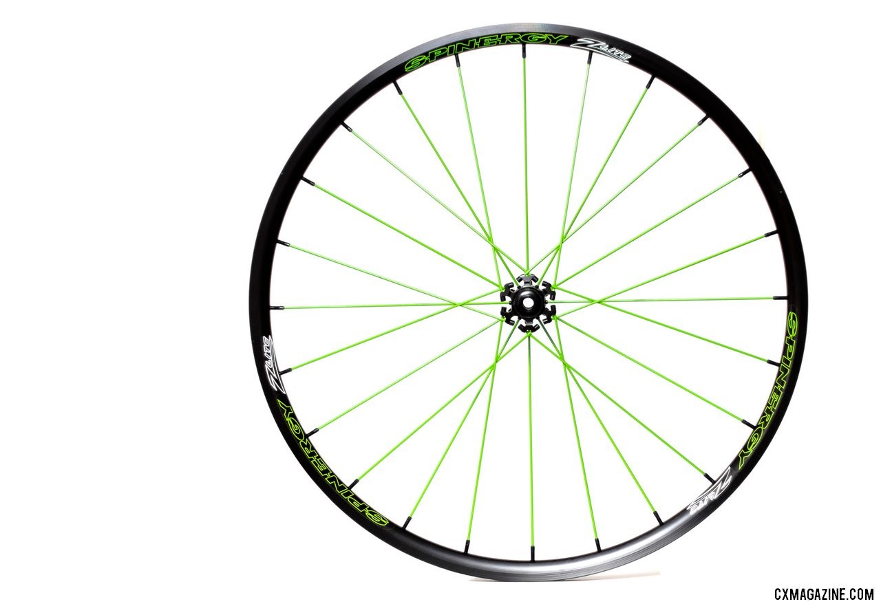 Spinergy's PBO spoke Z Lite Disc wheelset. © Cyclocross Magazine