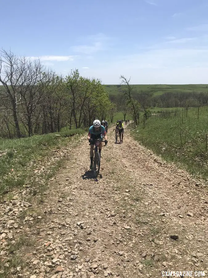 Mark Symns Rider Diary, 2019TThere were some gnarly climbs on this year's course. Dirty Kanza 200. © M. Symns / Cyclocross Magazine