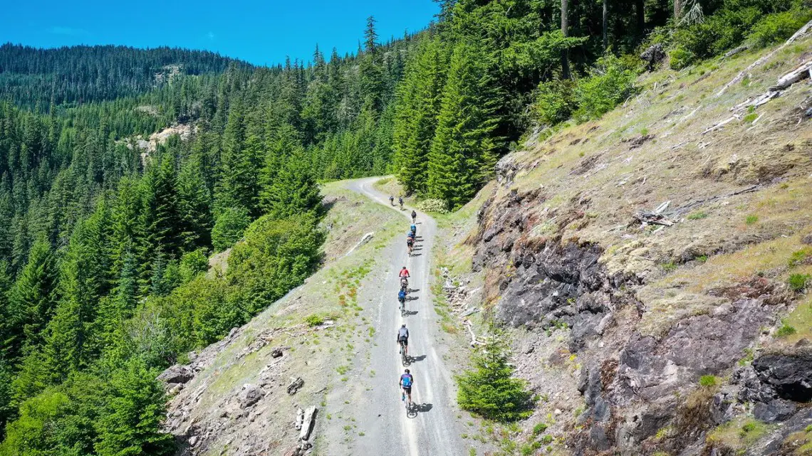 Beautiful views and challenging routes were in store at the Oregon Trail Gravel Grinder. 2019 Oregon Trail Gravel Grinder. © A. LaPierre / Cyclocross Magazine