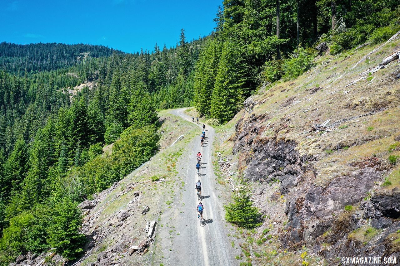 Beautiful views and challenging routes were in store at the Oregon Trail Gravel Grinder. 2019 Oregon Trail Gravel Grinder. © Adam LaPierre 