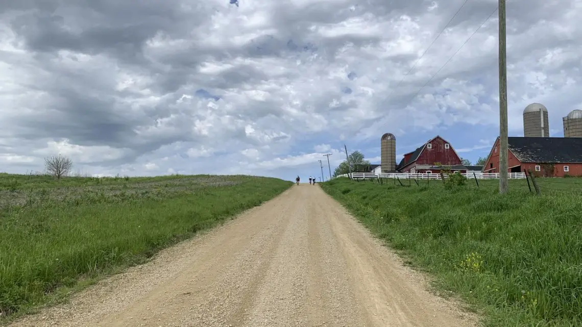 They don't call it Hillinois for nothing. 2019 Ten Thousand Gravel Ride, Illinois. © Craig Bryant