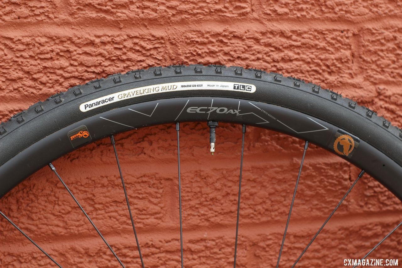Nauman's backup wheels were Easton EC70 AX prototypes with Panaracer GravelKing Mud tires. Amanda Nauman's 2019 DK200 Niner RLT 9 RDO Gravel Bike. © Z. Schuster / Cyclocross Magazine