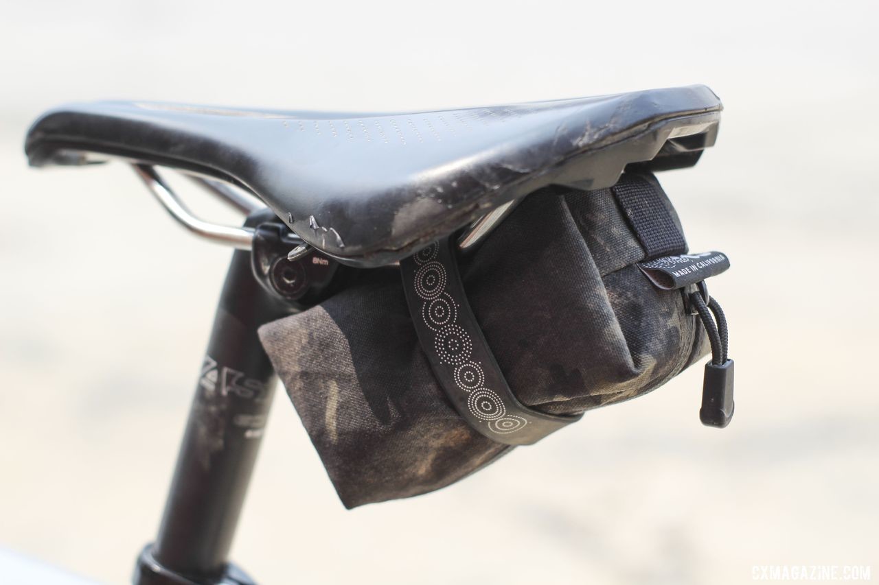 Rockwell got her Mini Saddle bag from Outer Shell and considers it fully Send-It-Certified. Amity Rockwell's DK200 Allied Able Gravel Bike. © Z. Schuster / Cyclocross Magazine