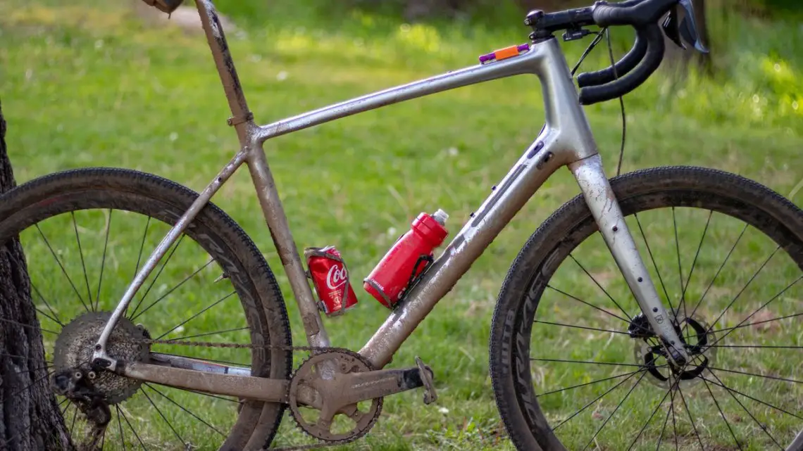 Barry Wicks' 2020 Team Edition Kona LIbre. 2019 Lost and Found gravel race. © A. Yee / Cyclocross Magazine