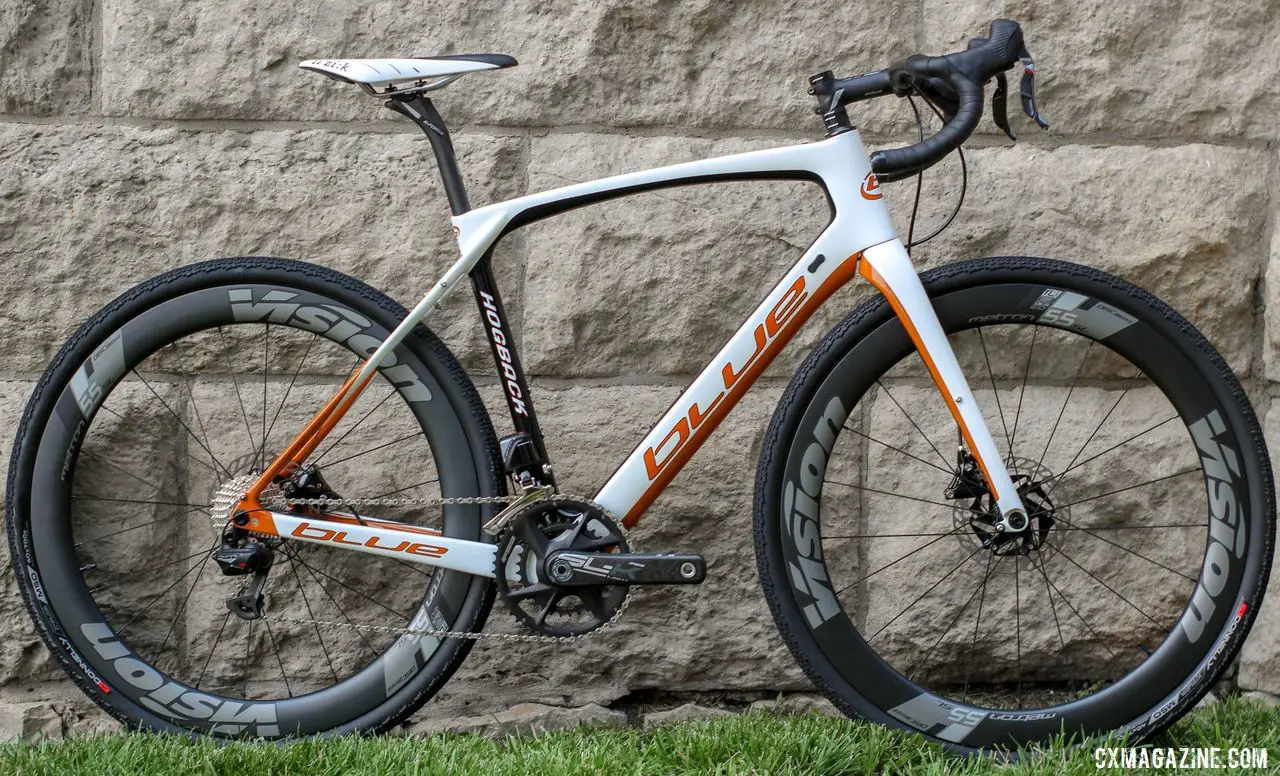 Blue Hogback Gravel Bike, 2019 Dirty Kanza Expo. © Z. Schuster / Cyclocross Magazine