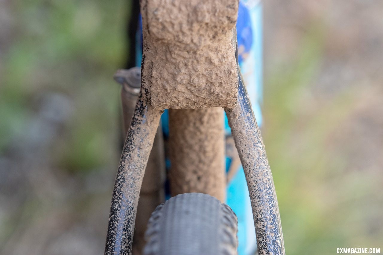 Lots of mud and tire clearance on the new Stigmata. Tobin Ortenblad's 2019 Lost and Found-winning Santa Cruz Stigmata. © A. Yee / Cyclocross Magazine