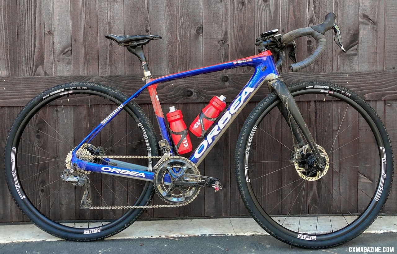 Katerina Nash's 2019 Lost and Found-winning Orbea Terra.