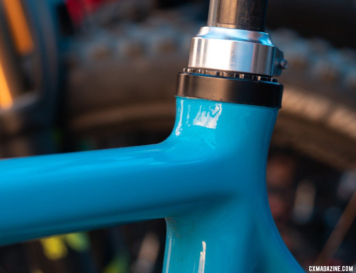 Pivot's all-new versatile Vault cyclocross/gravel bike features the patent-pending ISO FLEX vibration-absorbing insert. © Cyclocross Magazine