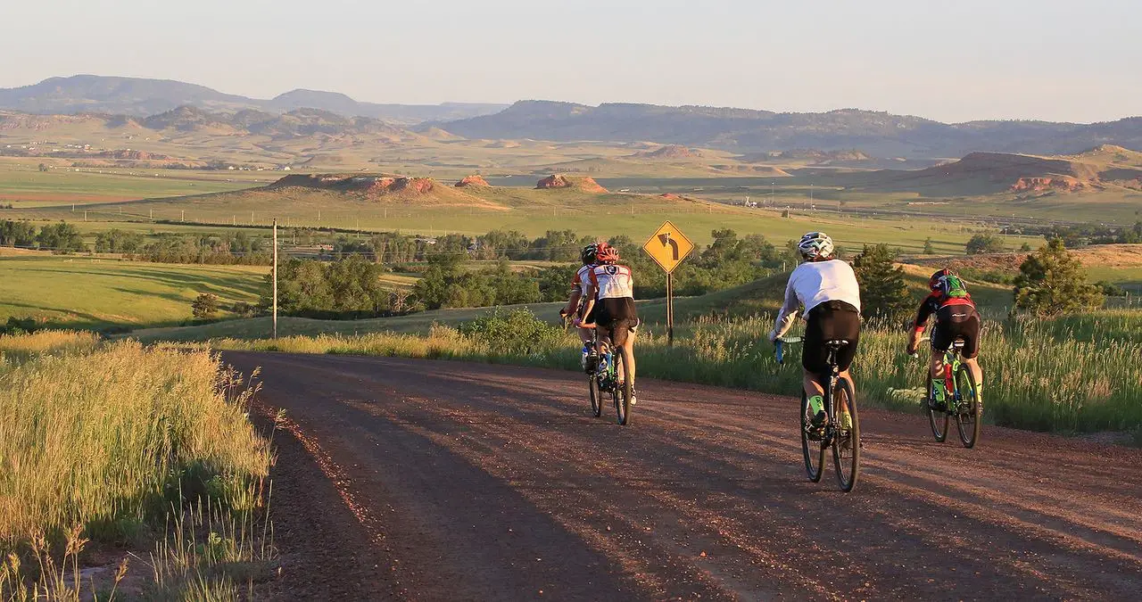 The Black Hills provide plenty of beautiful vistas. Gold Rush Gravel Grinder, South Dakota. © Les Heiserman