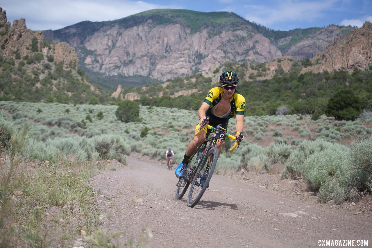 Lance Haidet in the Sarlacc Pit. 2019 Crusher in the Tushar Gravel Race. © Catherine Fegan-Kim / Cottonsox Photo