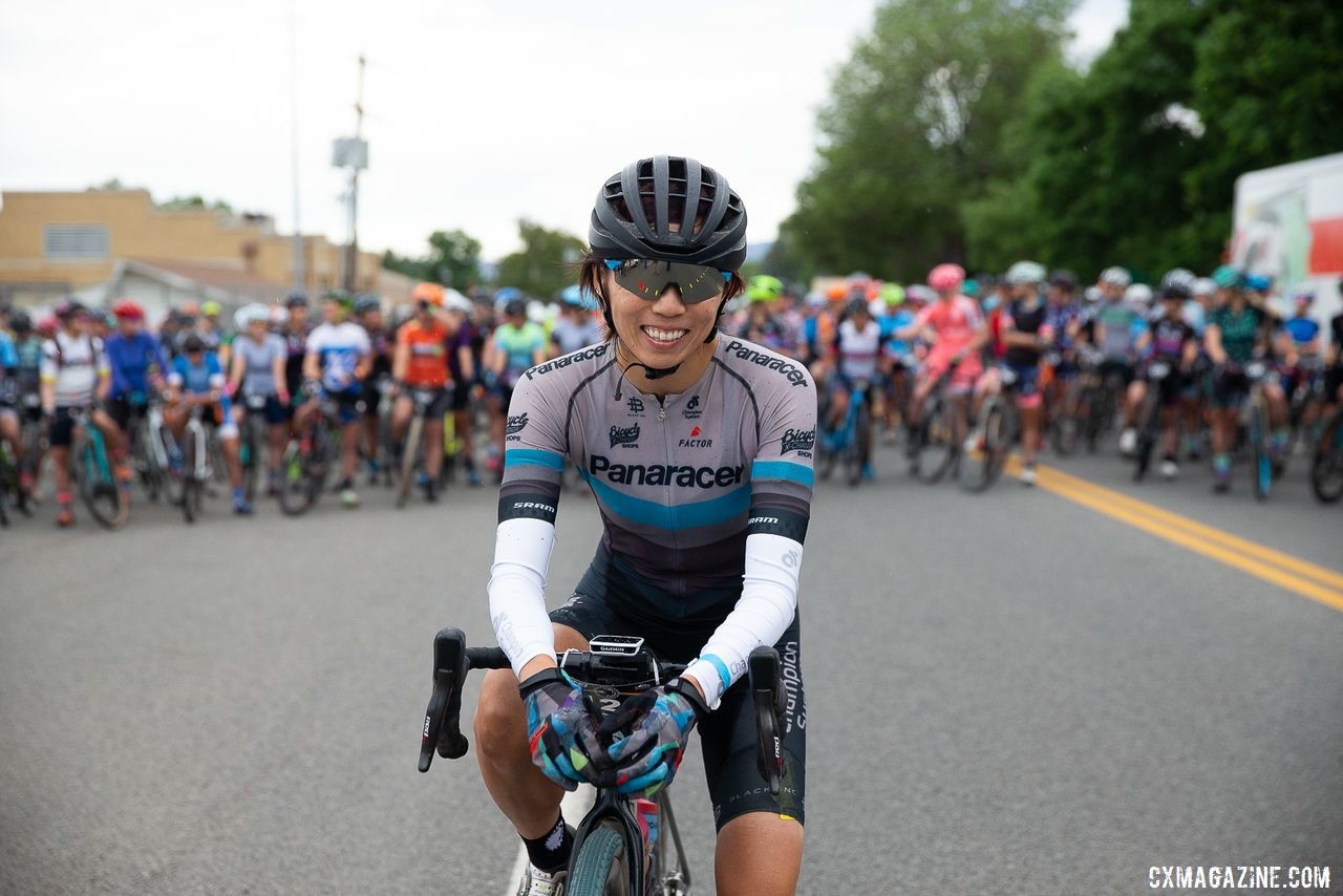 Kae Takeshita was one of the riders who received a call-up. 2019 Crusher in the Tushar Gravel Race. © Cathy Fegan-Kim / Cottonsox Photo