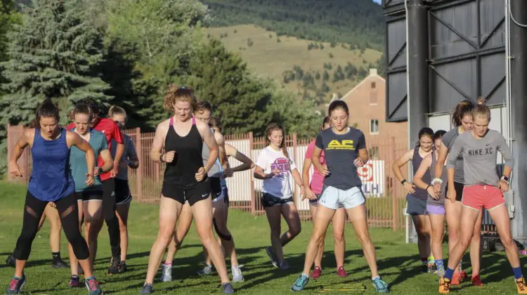 Campers did a variety of agility drills using the speed ladders. 2019 Women's MontanaCrossCamp, Thursday. © Z. Schuster / Cyclocross Magazine