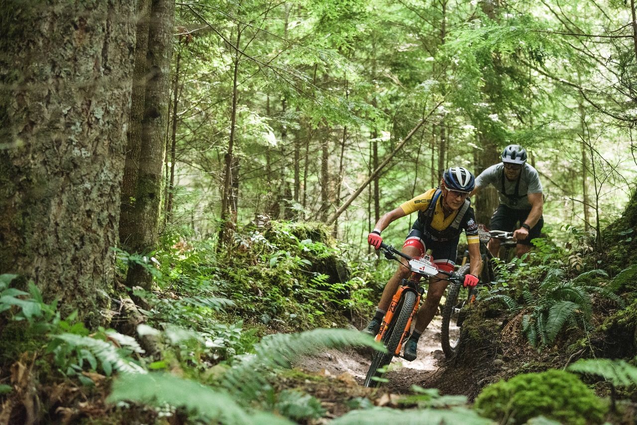 Katerina Nash wrapped up her 4th BC Bike Race GC win in 2019. © Dave Silver Photography / BC Bike Race