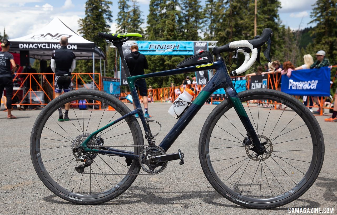 Alex Grant rode a Topstone Carbon to the win. 2019 Crusher in the Tushar Gravel Race. © Catherine Fegan-Kim / Cottonsox Photo