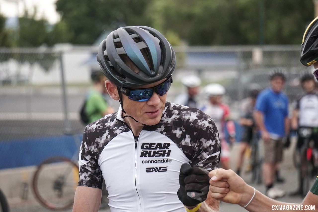 Alex Grant was ready to go at the start of the 2019 Crusher in the Tushar. © Hyperthreads