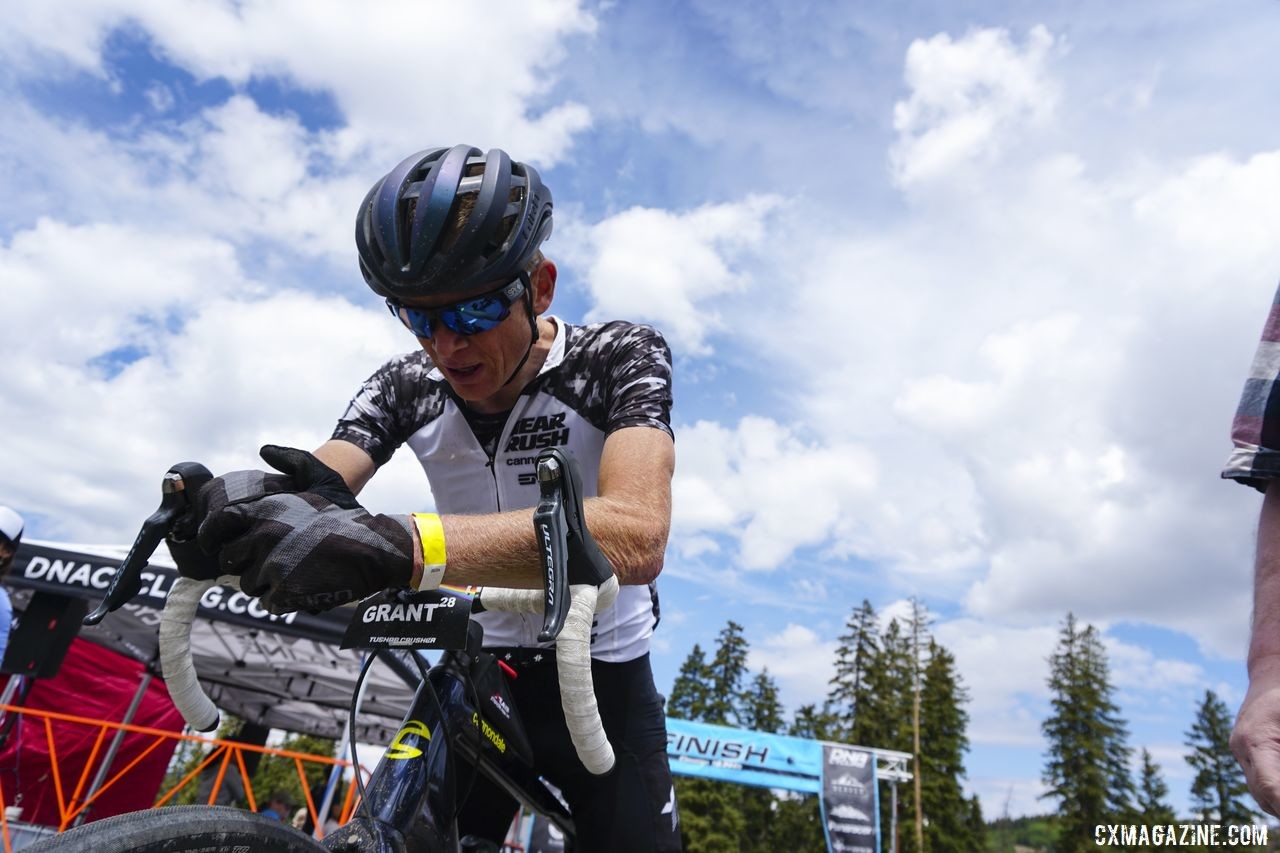 Alex Grant was exhausted but happy at the end of the 2019 Crusher. 2019 Crusher in the Tushar. © Hyperthreads