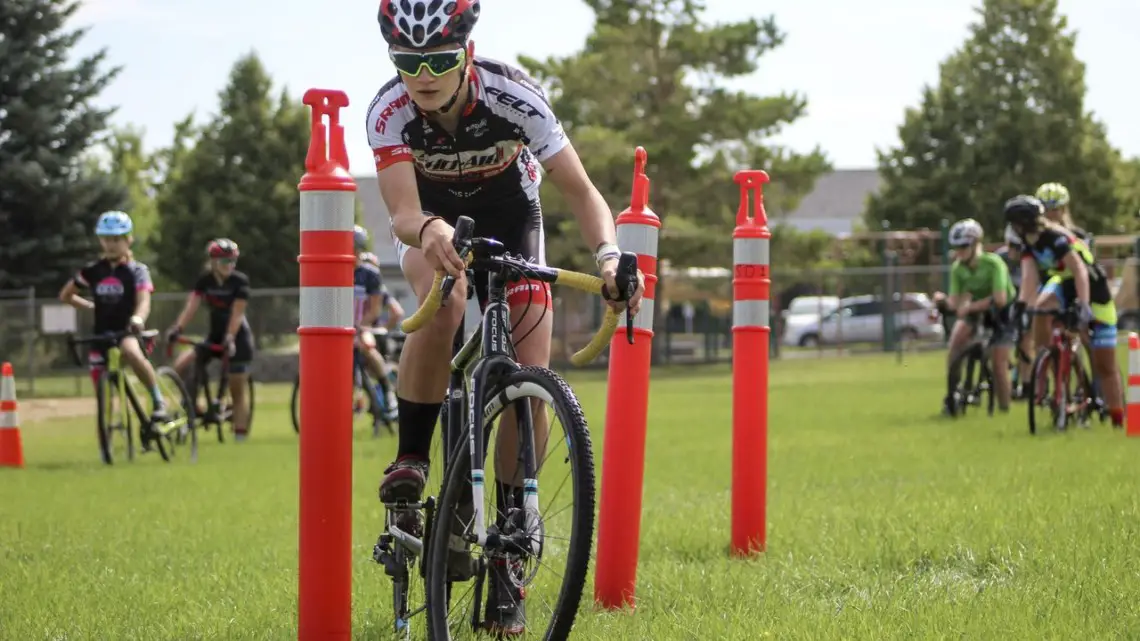 Cassie Hickey is hoping her hard work will take her to Europe this coming cyclocross season. 2019 Women's MontanaCrossCamp. © Z. Schuster / Cyclocross Magazine